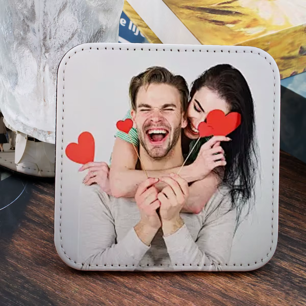 Sous-verre personnalisé avec photo