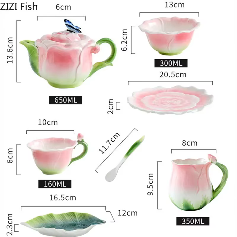 Ensemble de tasses à café et thé Kungfu en céramique