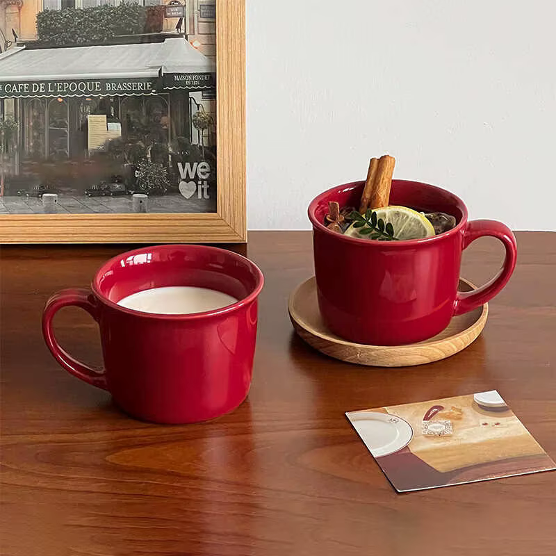 Tasse à café en céramique rétro simple