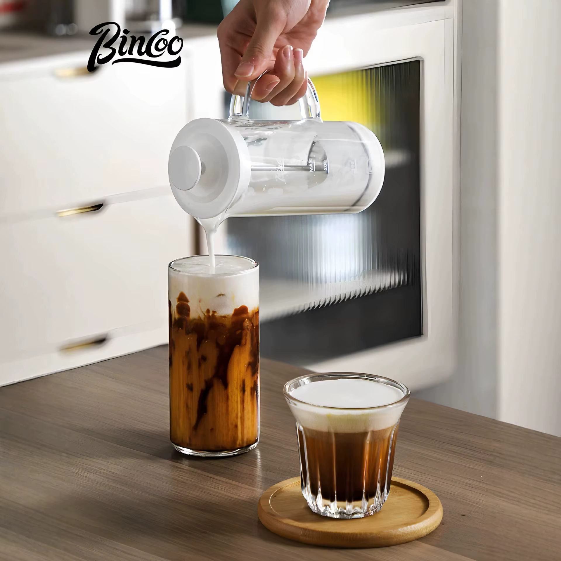 Cafetière à piston 550 ml en verre pour usage domestique