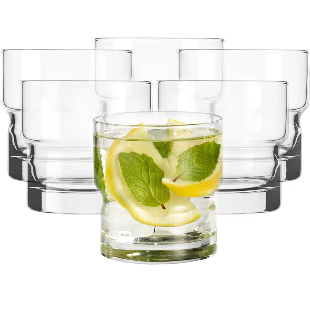 Tasse ronde en verre Transparent