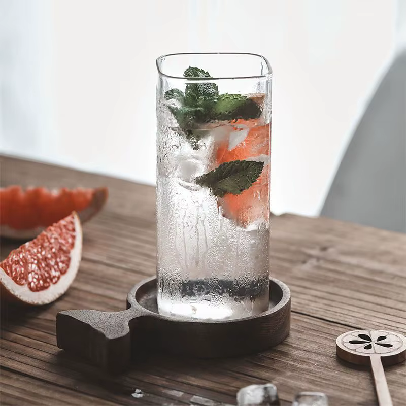 Verre carré créatif Transparent