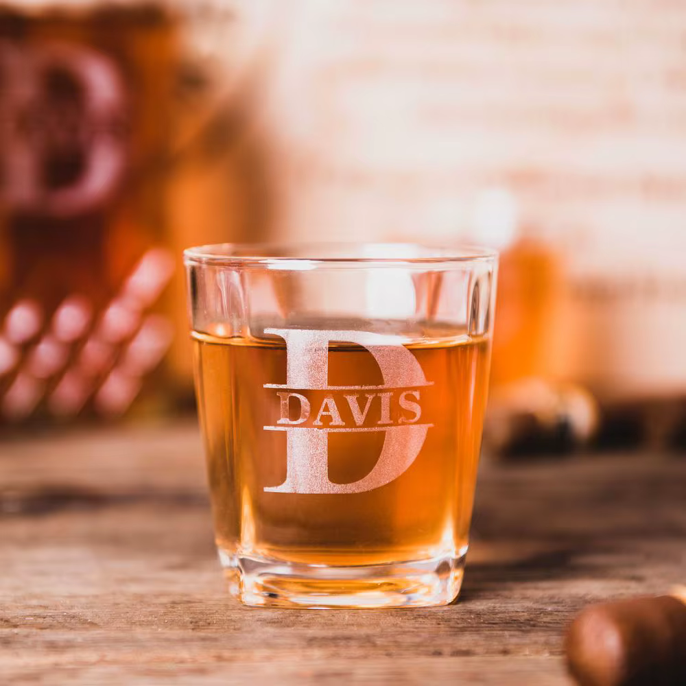 Carafe à whisky ou verres à shot personnalisés
