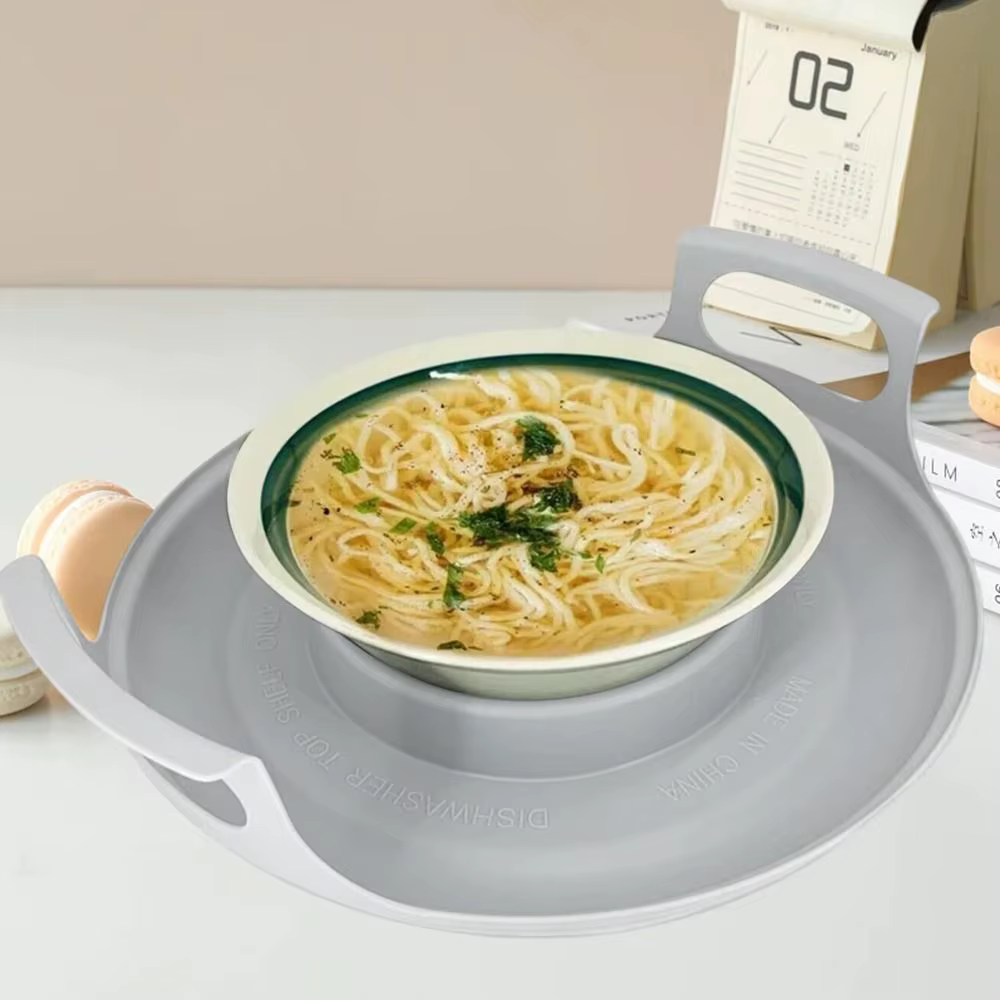 Nouveau plateau d'assiettes à micro-ondes Anti-déformation