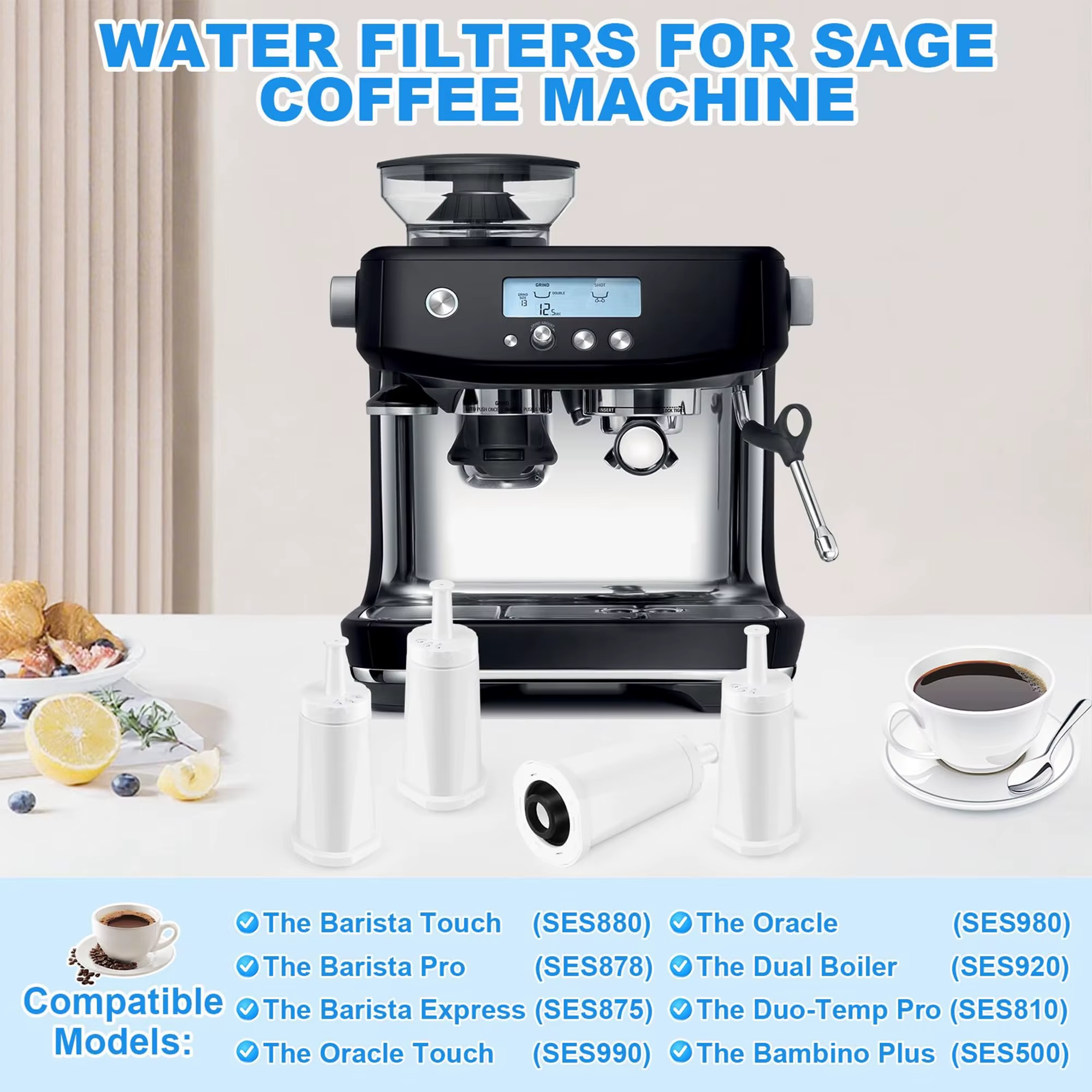 Filtre à café compatible avec Breville Oracle Touch BES990