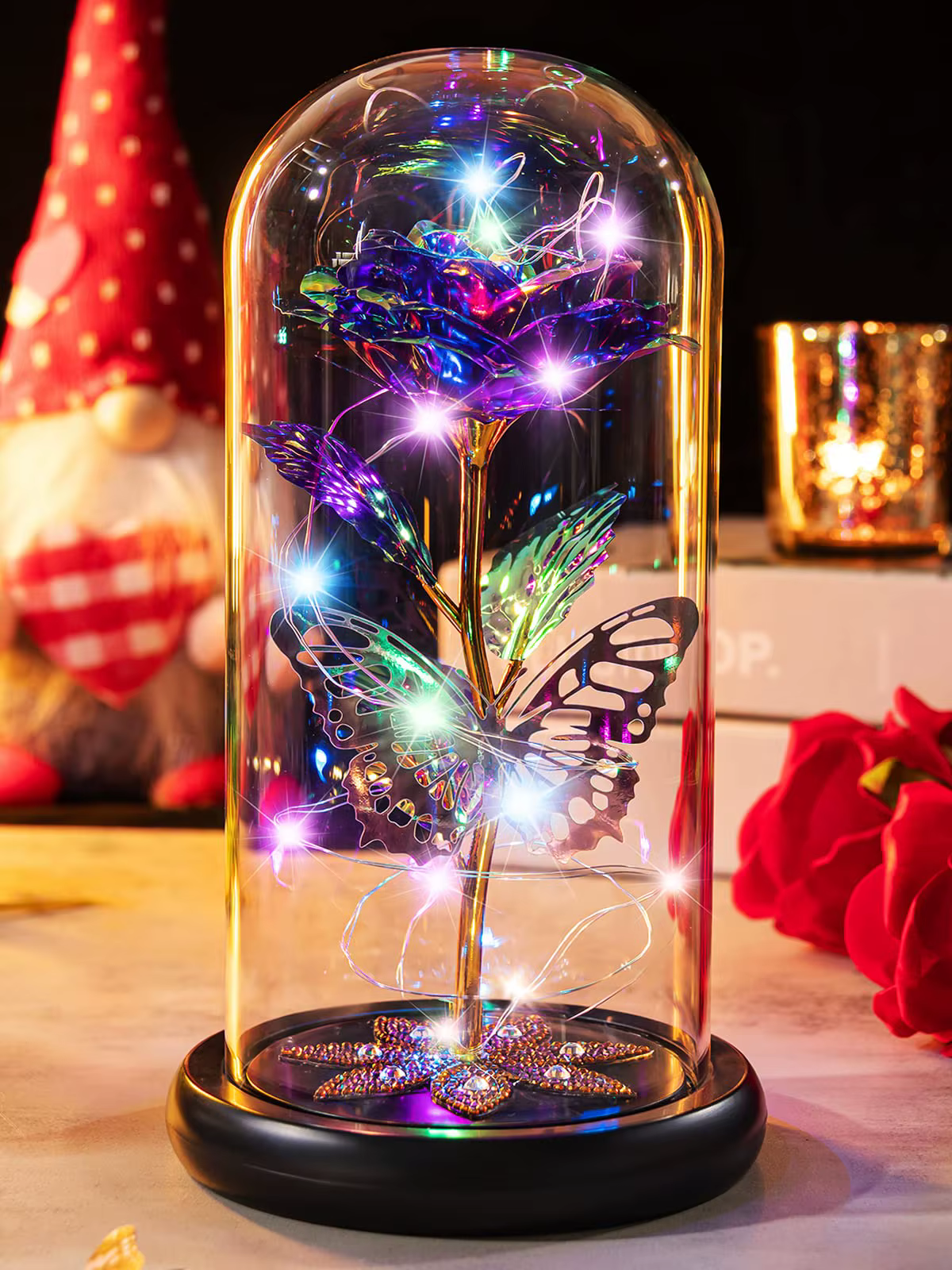 Galactic Glass roses, cristal éternel