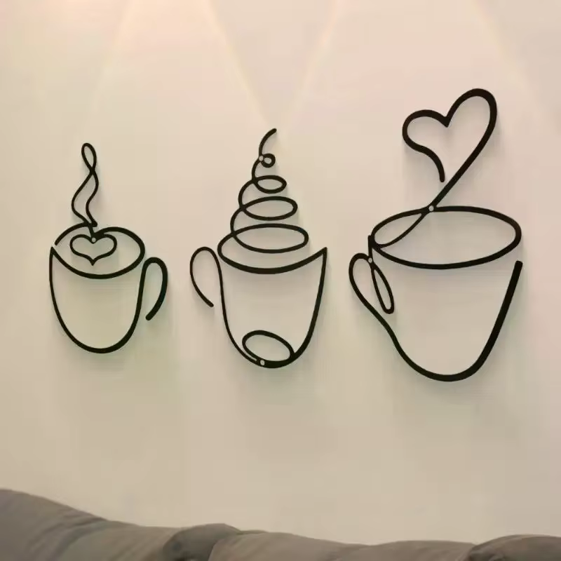 Tentures murales créatives pour café