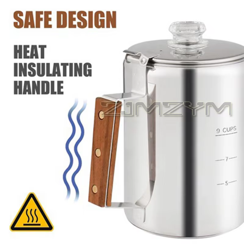 Cafetière Portable en acier inoxydable