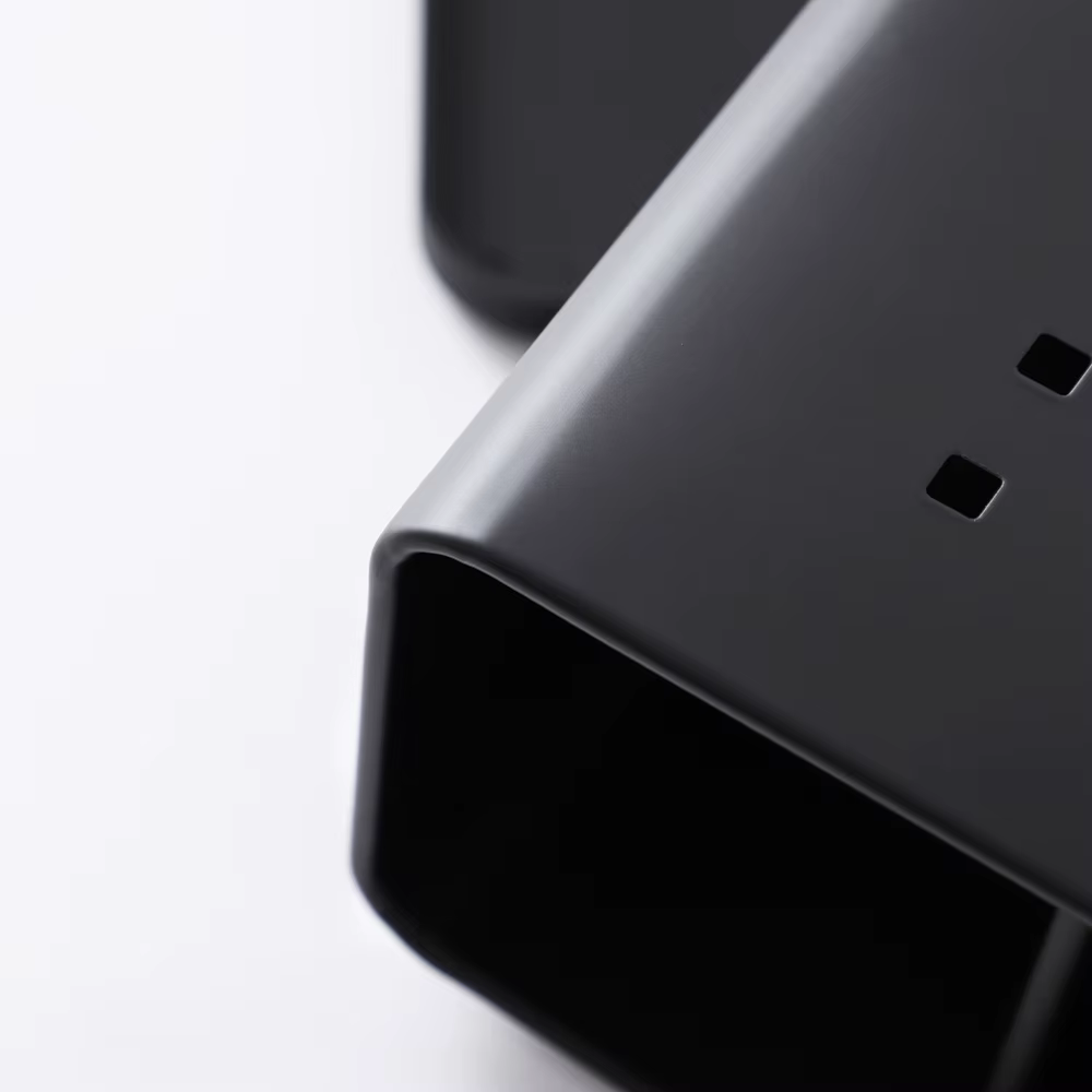 Support de séchage de couverts en métal noir – Style minimaliste moderne
