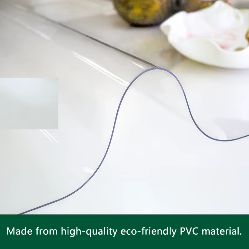 Tapis de table en PVC transparent