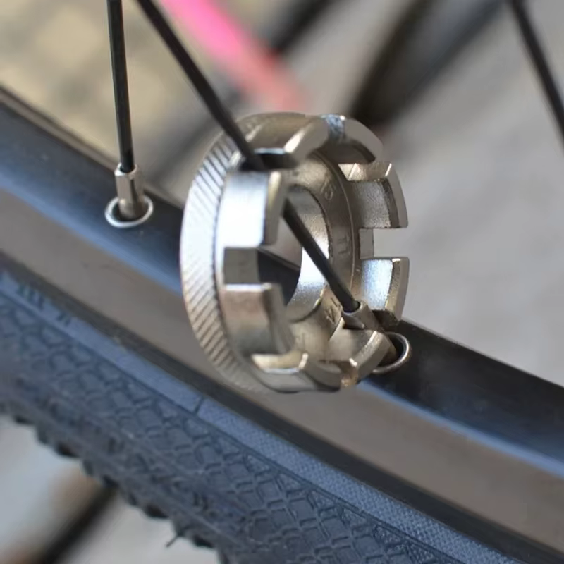Clé à rayons de vélo, outils de cyclisme, roues en acier, accessoires vtt, 1 pièce
