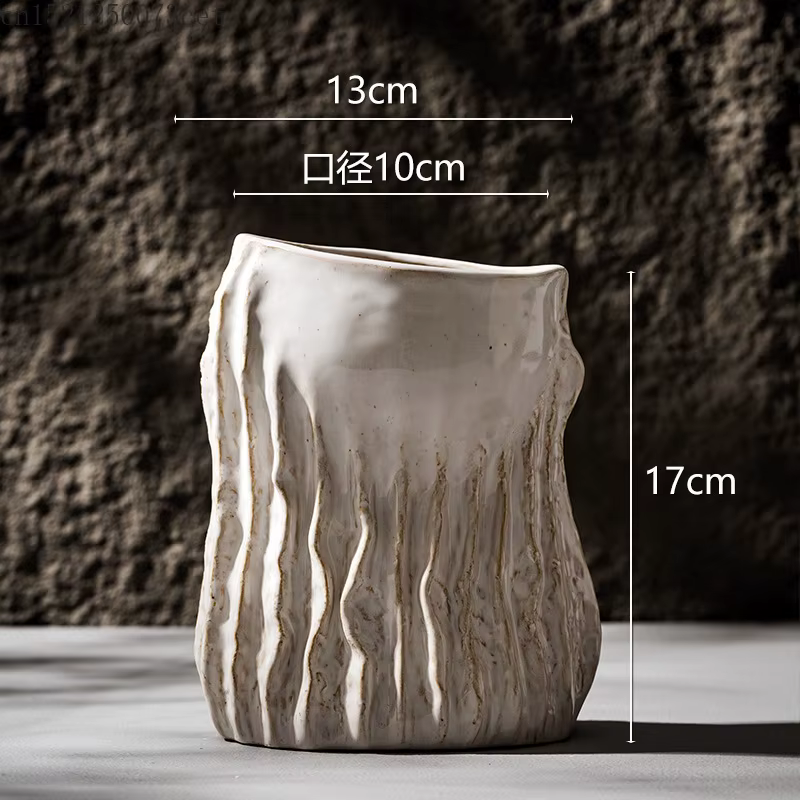 Vase en céramique Vintage Style Wabi Sabi