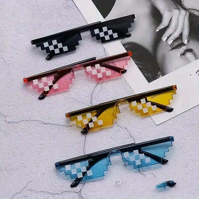 Lunettes de fête en mosaïque personnalisée