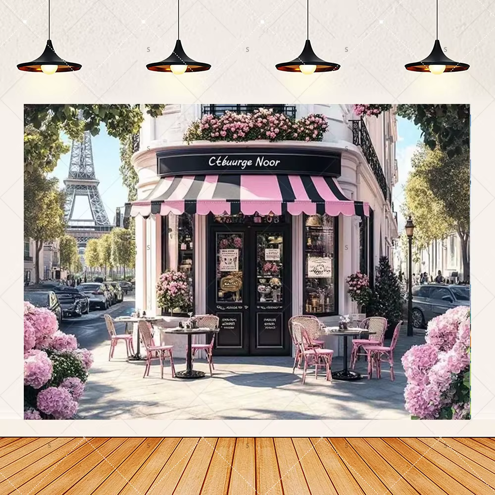 Décor de café parisien