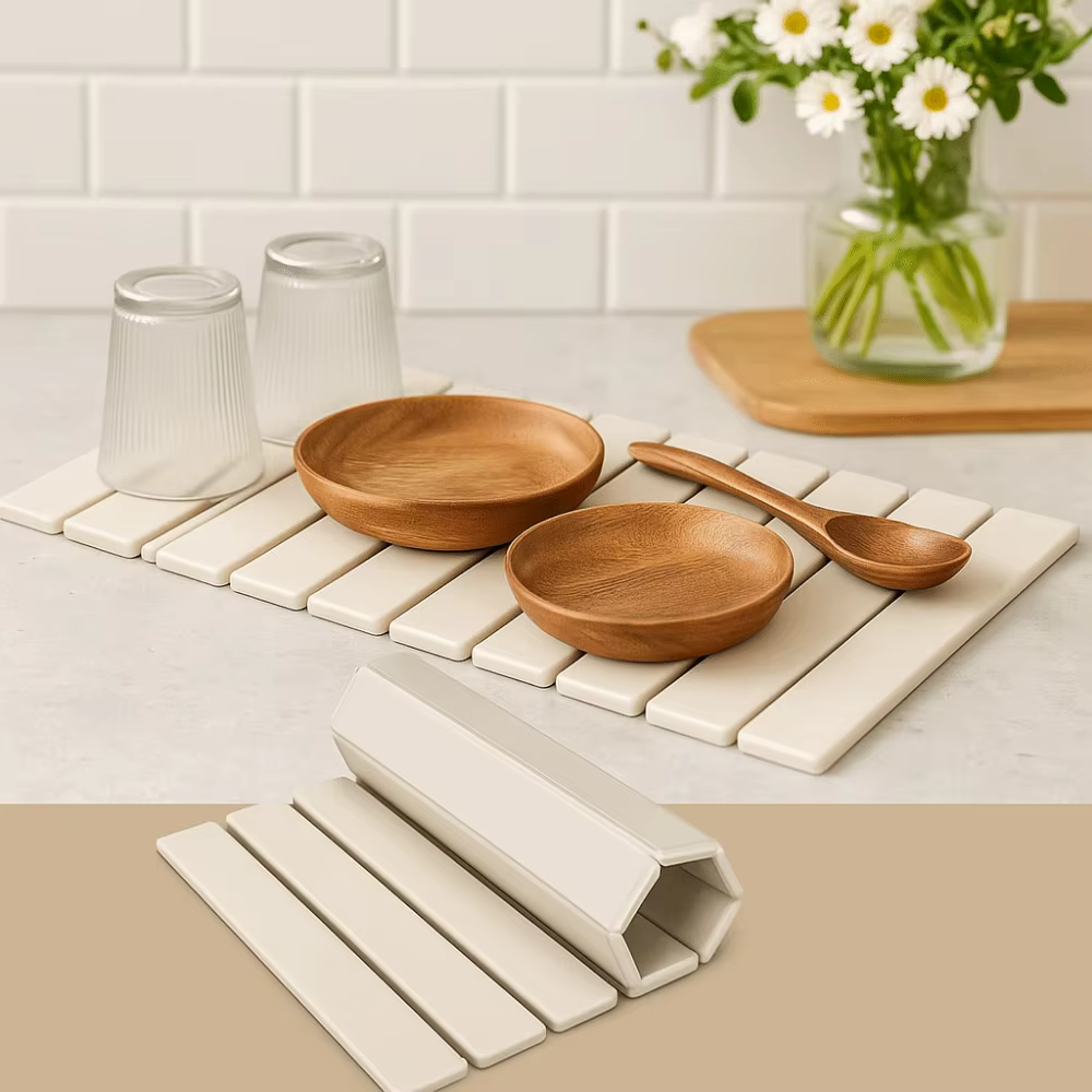 Tapis de séchage de vaisselle Portable écologique