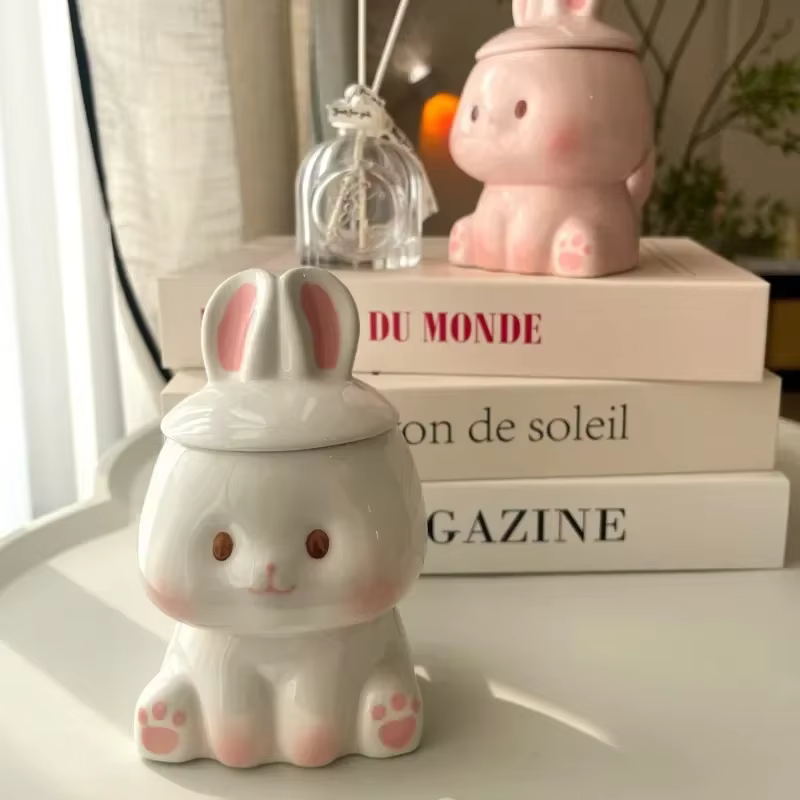 Tasse en céramique de lapin 3D