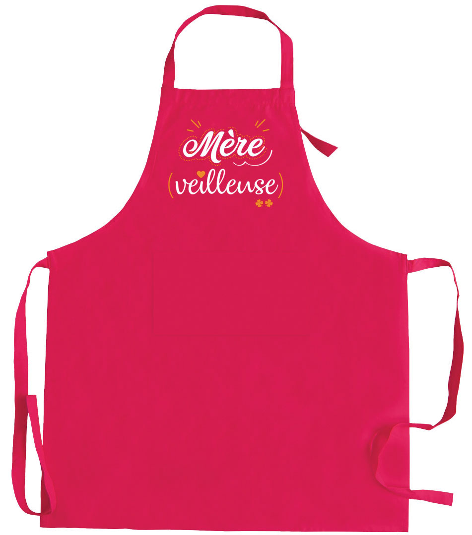 Tablier de cuisine Mre-veilleuse recycl Rose 72 x 90