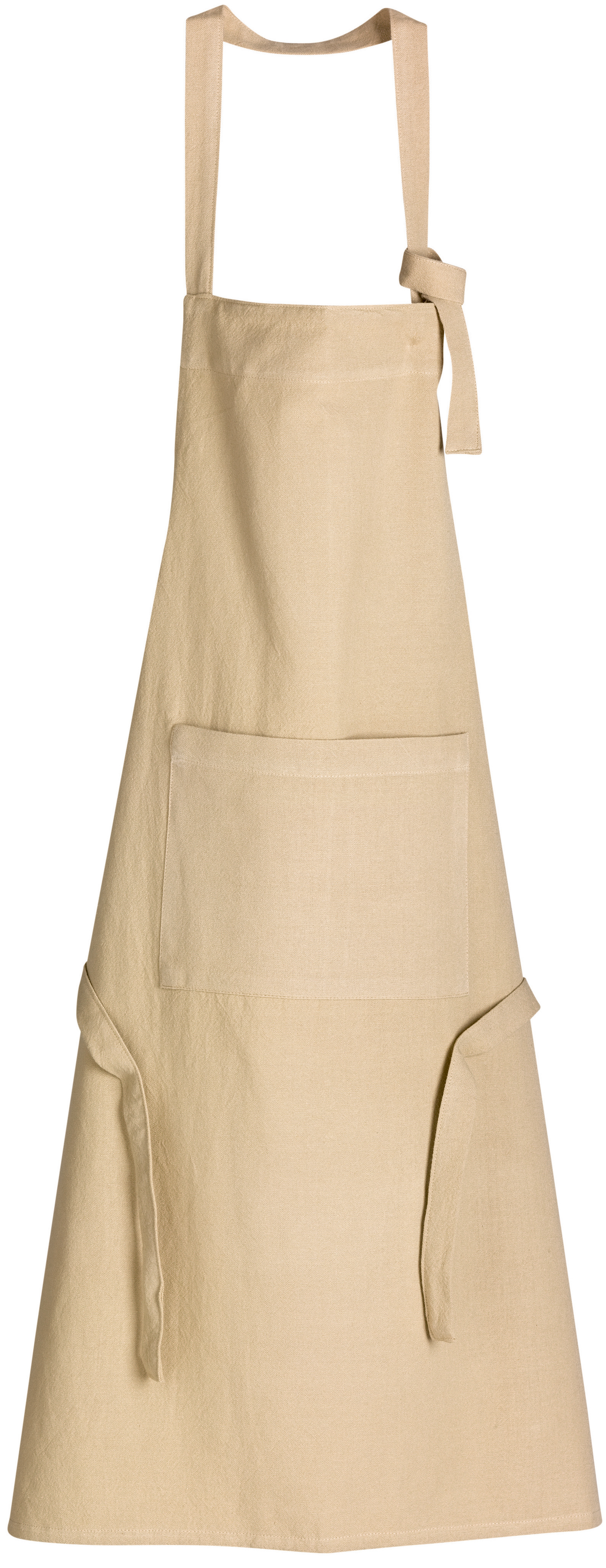 Tablier de cuisine recycl Ada Camel 72 x 85