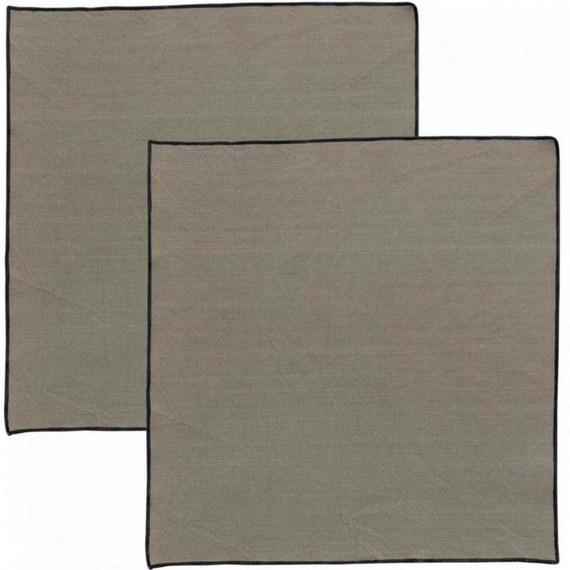 Serviette de table recycle Grace Ombre 40 x 40