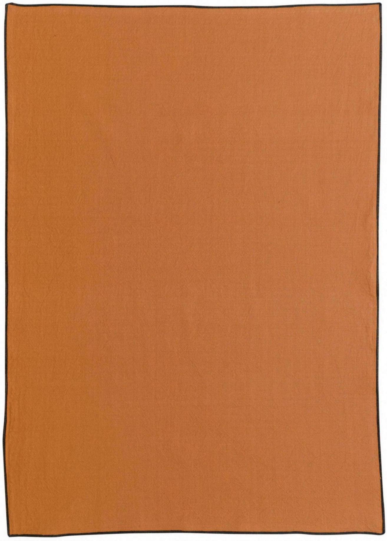 Torchon recycl Isae Caramel 50 x 70