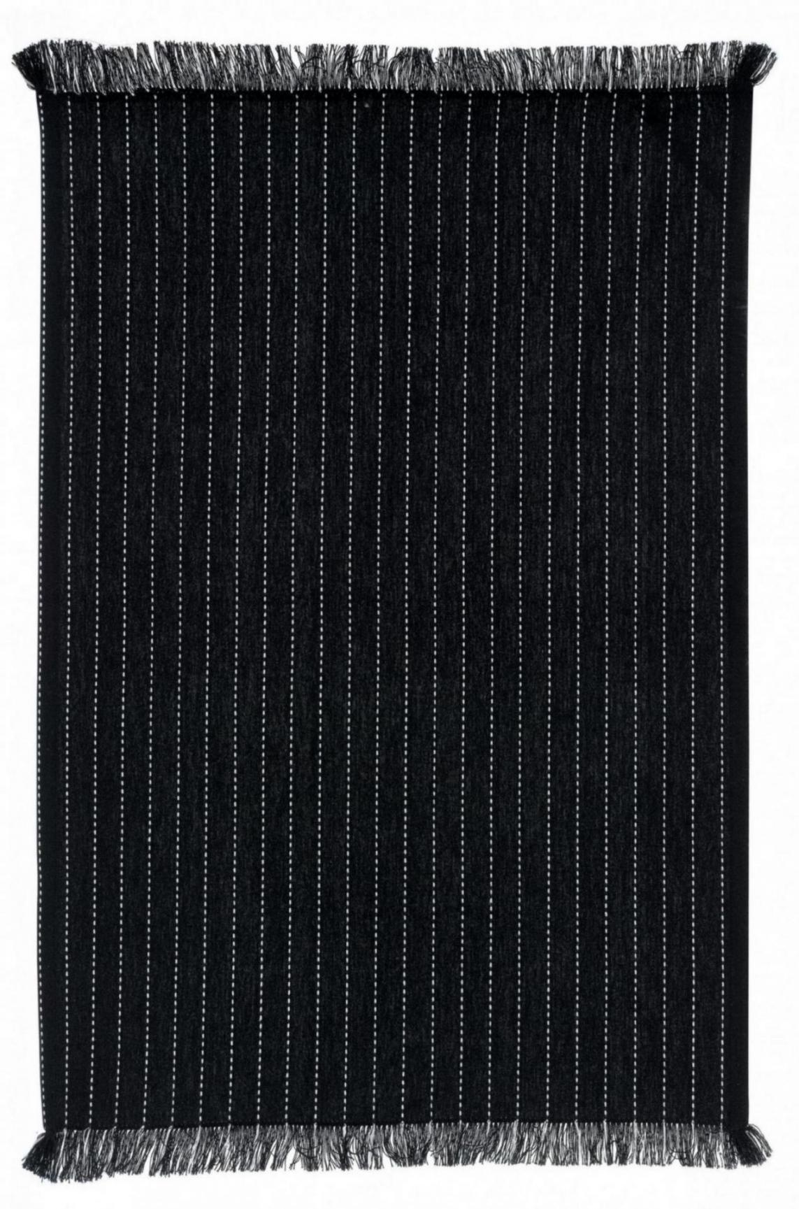 Torchon recycl Chris Noir 50 x 70