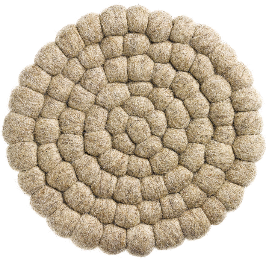 Dessous de plat Brian recycl Naturel Diamtre 20