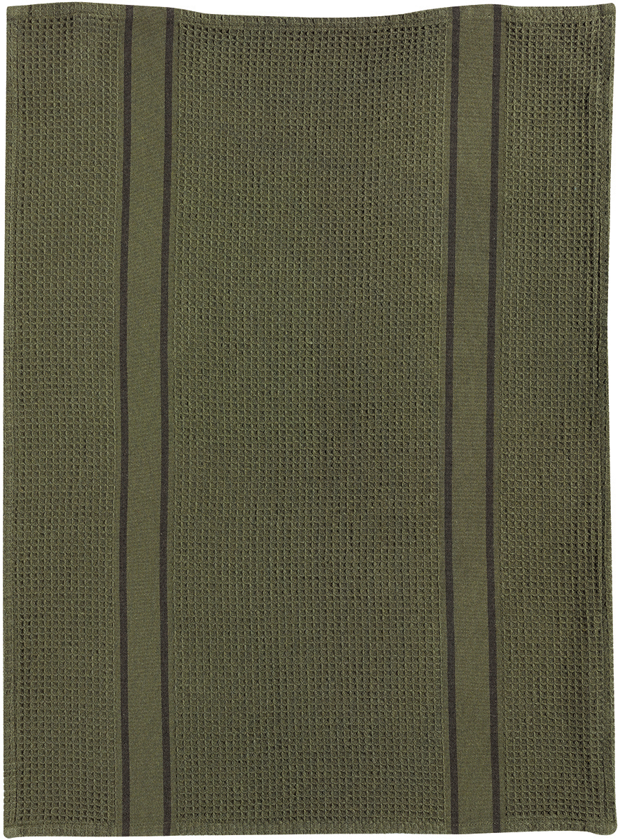 Torchon recycl Lars Olive 50 x 70