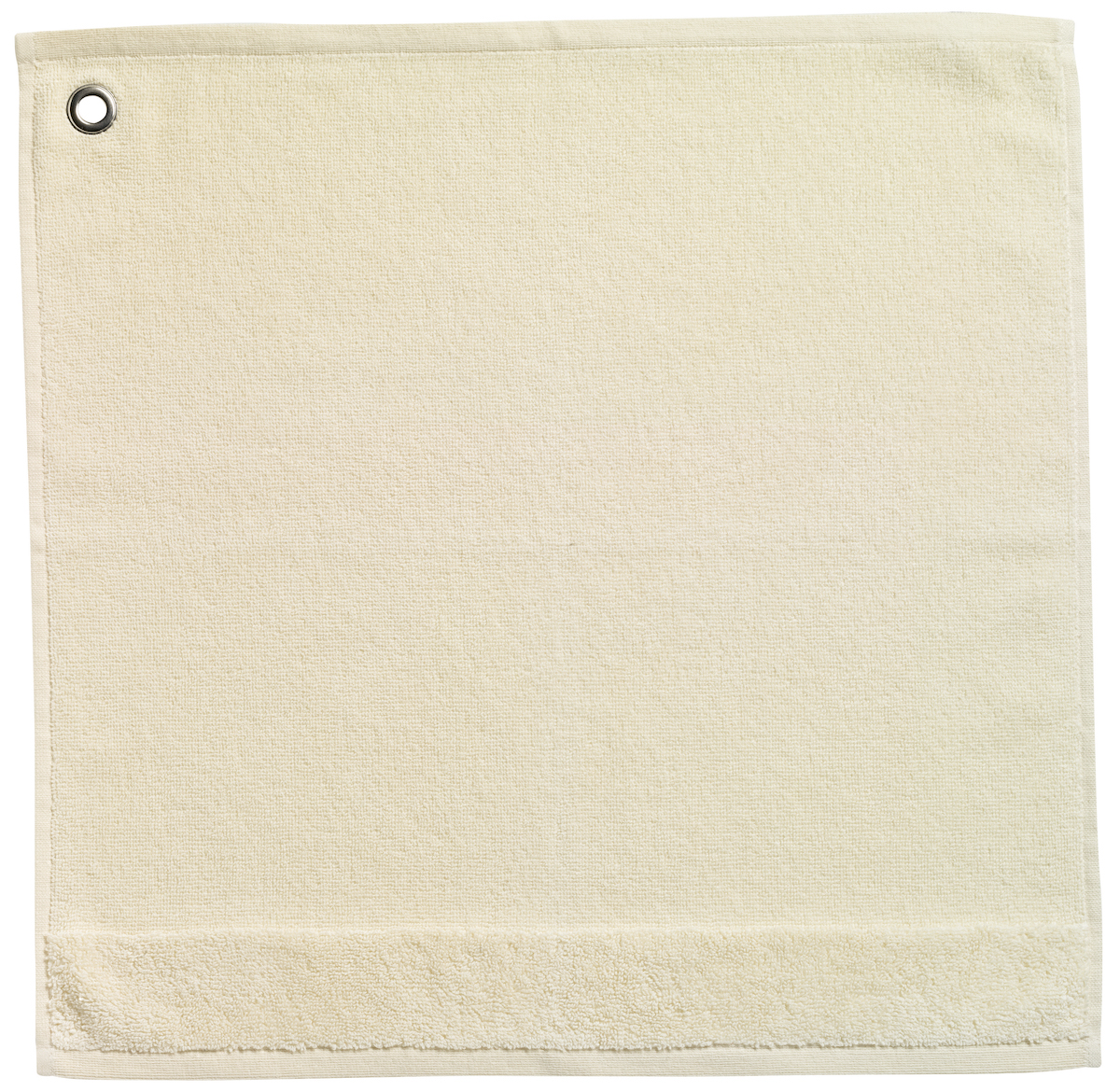 Essuie-mains oeillet Curl Ivoire 50 x 50