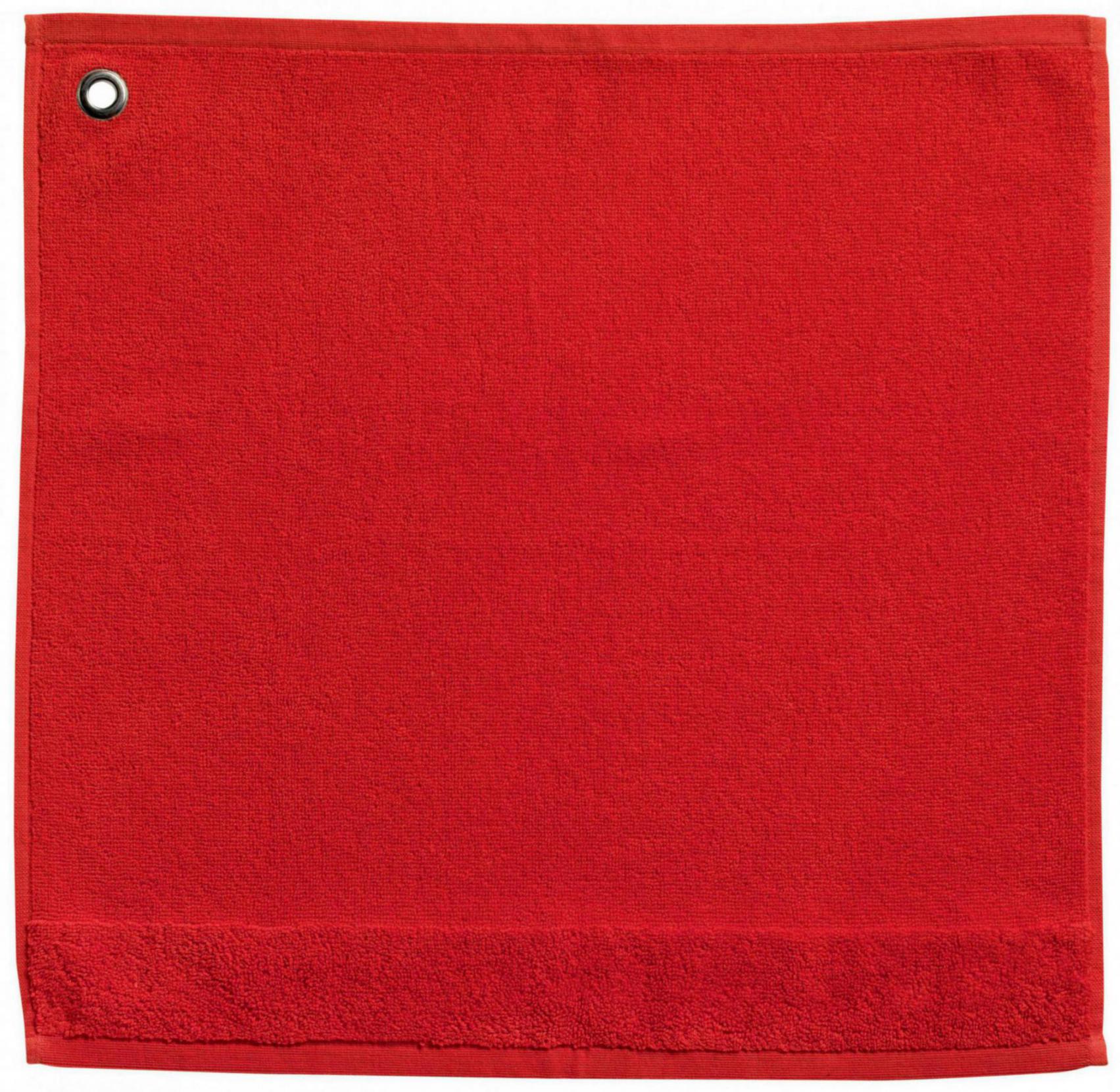 Essuie-mains oeillet Curl Paprika 50 x 50