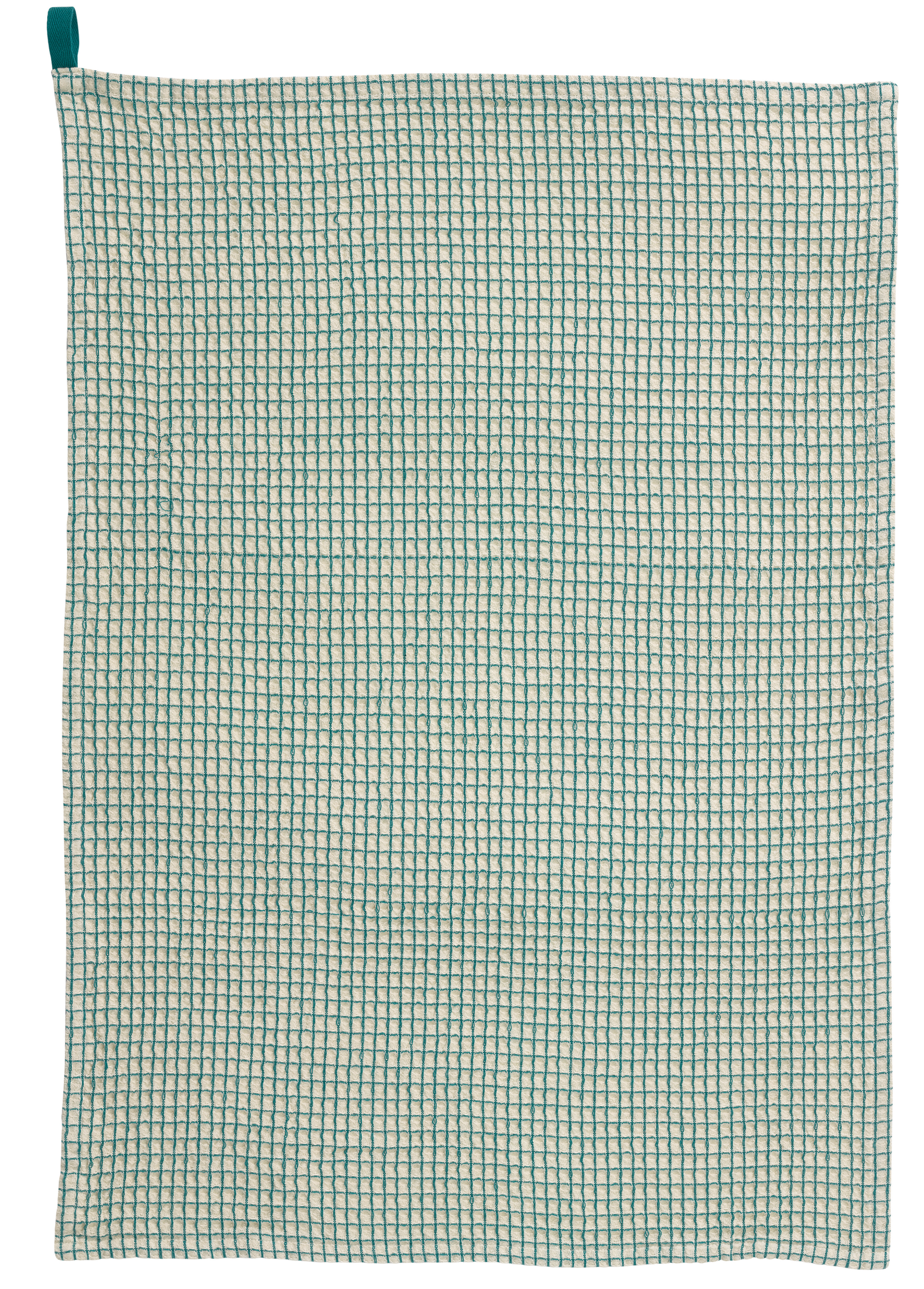 Torchon nid d'abeilles Mumba Paon 50 x 70