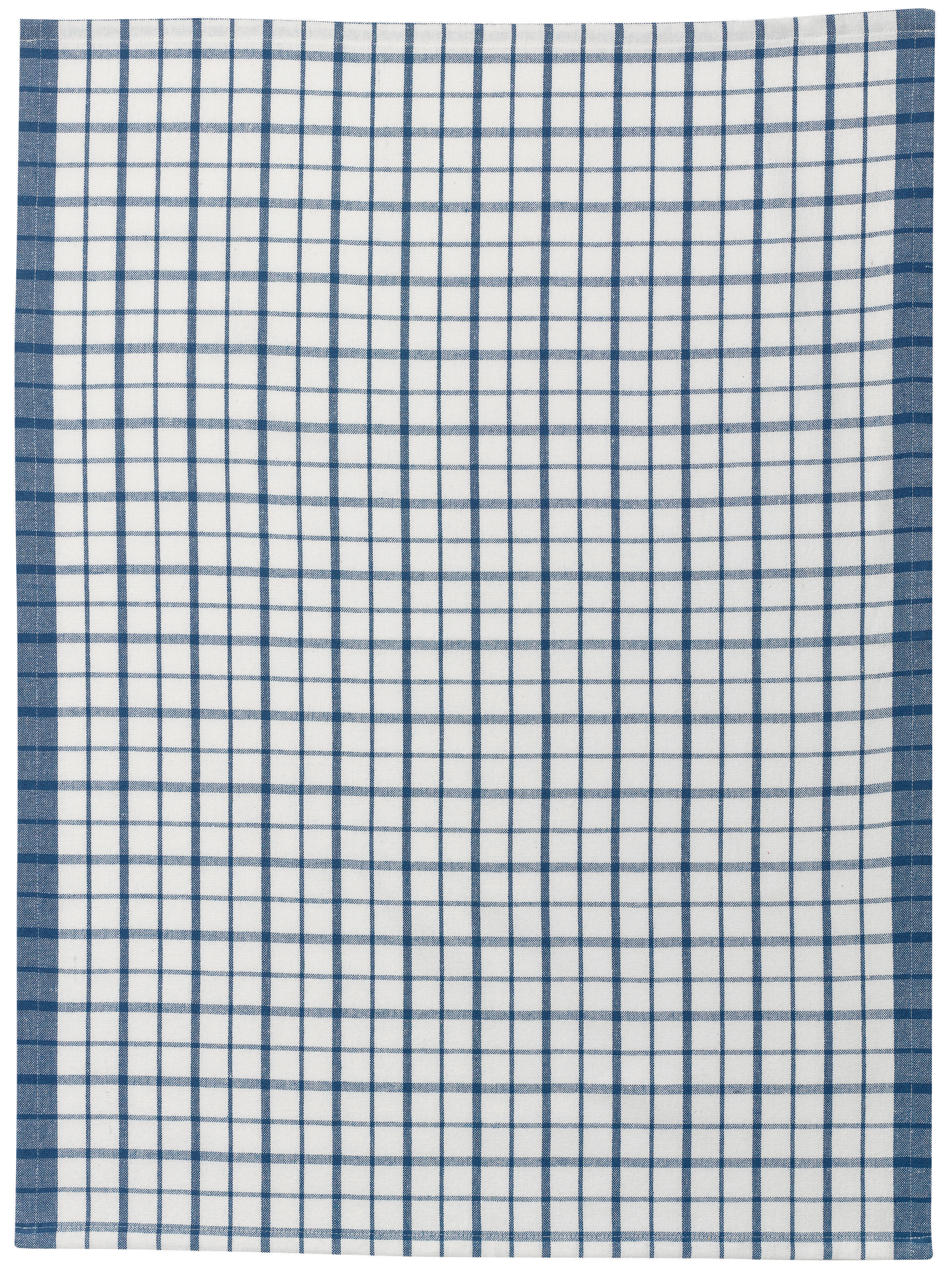 Torchon recycl Evan Blanc/bleu 50 x 70