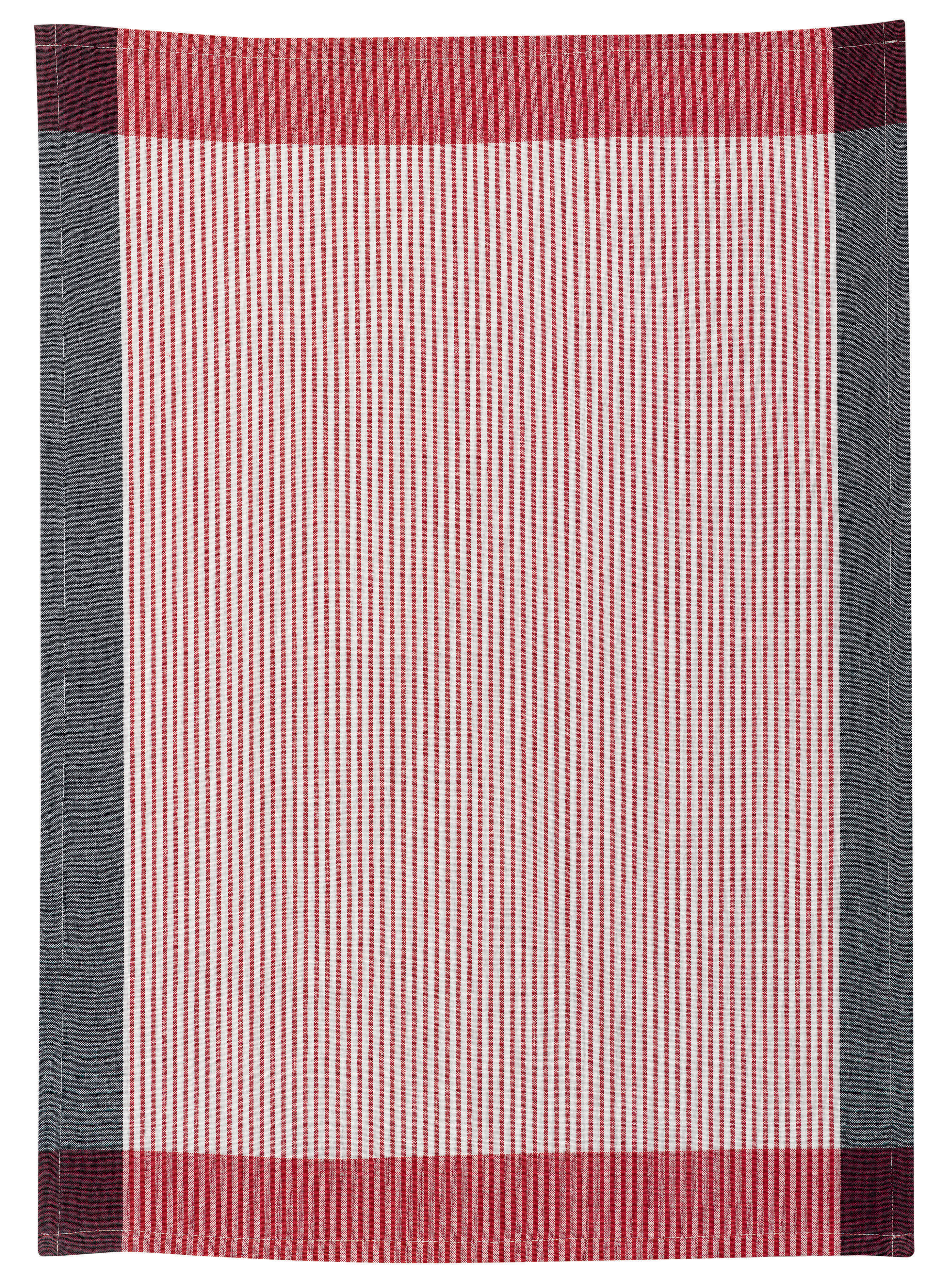 Torchon recycl Dinis Rouge 50 x 70